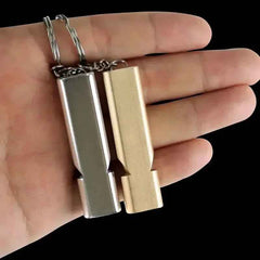 🛡️Flat Dual-Tone Safety Whistle – Compact & Loud for Outdoor Adventures with Your Little Explorer - ThiGui