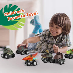 🦖🚗 Dino Pull-Back Cars – Mini Monster Trucks for Jurassic-Style Fun! 🎉💨v - ThiGui