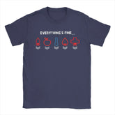 I’m Fine Everything’s Fine Gamer Tee 🎮🔥 100% Cotton Men’s T-Shirt - ThiGui