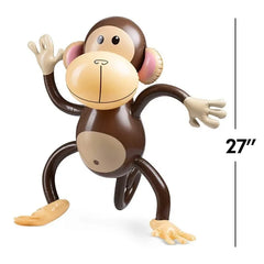 🎈 Inflatable Monkey Balloon 🐒 | Jungle-Fun Party Prop for Lively Birthdays 🍌🎊 - ThiGui