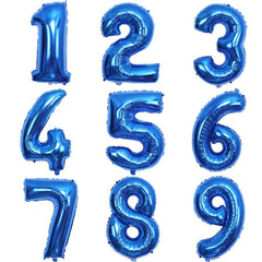 🎈Big Birthday Style – Navy Blue Number Balloons for a Picture-Perfect Party! - ThiGui