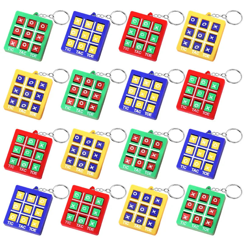 🎒🎯 Mini Tic Tac Toe Game Keychains – Pocket-Sized Fun for Smart Little Minds! 🧠✨ - ThiGui