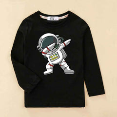 🚀 Out-of-This-World Style! Astronaut Long Sleeve Tee for Boys (3–14Y) 🌌🧒 - ThiGui