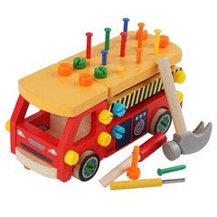 🌳Fix, Twist, and Learn! Montessori Wooden Busy Board for Hands-On Little Builders 🧰🪵 - ThiGui