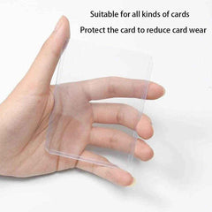 🛡️Keep Kids' Trading Cards Safe & Neat – 25 Hard Plastic Card Sleeves for Little Collectors! - ThiGui