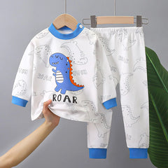 🦕 Snuggle Up in Dino Dreams – Comfy Cotton PJs for Boys & Girls 🌙💤 - ThiGui