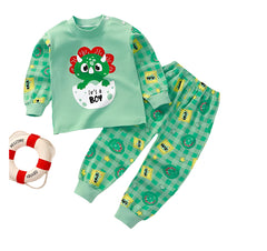 🦕 Snuggle Up in Dino Dreams – Comfy Cotton PJs for Boys & Girls 🌙💤 - ThiGui