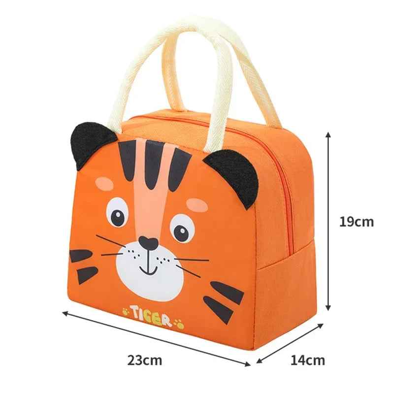 🍎 Pack the Perfect Lunch – Waterproof Cartoon Insulated Lunch Bag for Boys 🎒🥪 - ThiGui