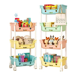 🛒 Rolling Storage Rack – Tidy Up in Style, Anywhere in the House! 🏠🧺 - ThiGui