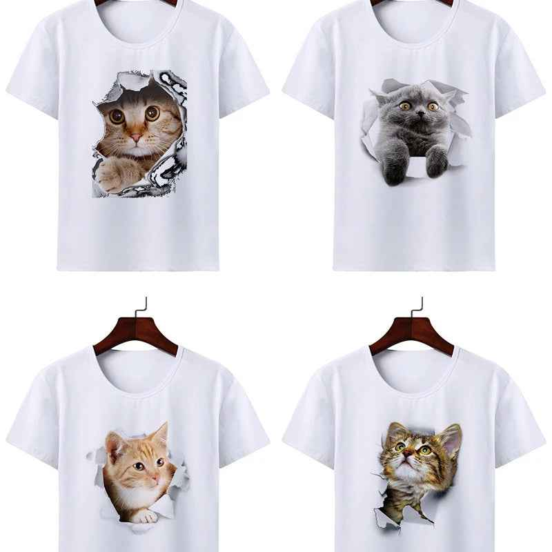 🐱 Purr-fectly Cool! 3D Cat T-Shirt for Boys 😻🎨 - ThiGui