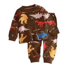 🌙 Cartoon Pajama Set – Soft, Snuggly Sleepwear for Little Dreamers! 🧒🛌 - ThiGui