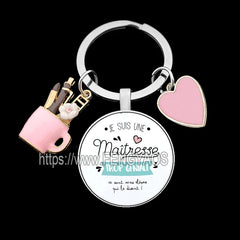 🧡 Merci Keychain – A Lovely Little Thank You for Amazing Teachers & Classroom Heroes! 🎁 - ThiGui