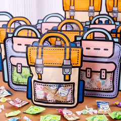 🎁 Fun Little Snack Bags – Reusable Cartoon Mini Pouches for Kids' Goodies 🍬🎉 - ThiGui