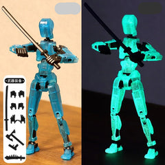 🦸♂️ Light-Up Titan Warriors! T13 Action Figures 🔦 | Pose, Play & Battle with Glowing Heroes - ThiGui