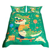 🦎 Wild Crocodile Duvet – Bold & Fun Bedding for Brave Boys! - ThiGui