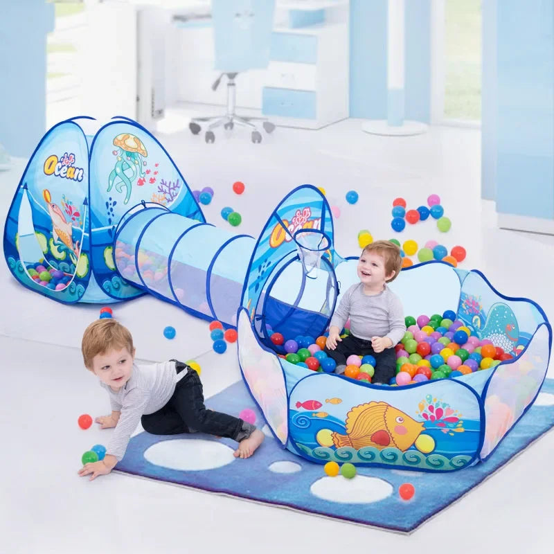 🎈 Ball Pit & Tunnel Adventure! 🐾 Pop-Up Playground for Happy Little Explorers 🏰 - ThiGui