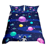 🛸 Cartoon Astronaut Duvet – Soft, Fun & Cozy Bedding for Space-Loving Kids! - ThiGui