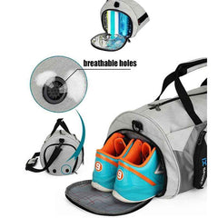 💪 Waterproof Gym Bag with Wet-Dry Compartments – Built for Active Boys! 🎽🧼 - ThiGui