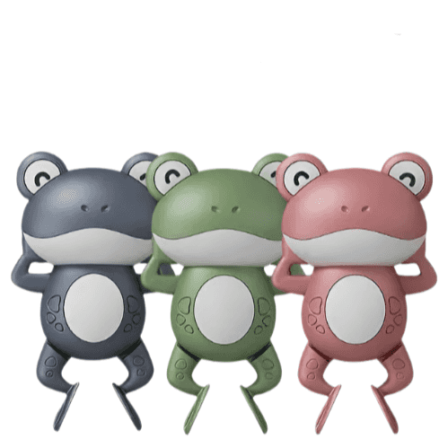 🐸 Wind It Up & Watch It Swim – Bath Time Fun with Clockwork Frog Toys! 🚿💫 - ThiGui