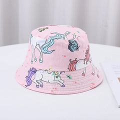 🌞 Sunshine-Ready! Adorable Cartoon Bucket Hat for Babies & Toddlers 🧢🦕 - ThiGui