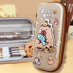 ✂️ Capybara Power Case – 3D Hard Shell Pencil Box That’s Tough, Cute & School-Proof - ThiGui