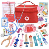 🌳Little Healer Play Kit – Wooden Doctor Set for Imaginative Mini Medics - ThiGui