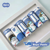 🩲🌟 Boys’ Cotton Boxer Briefs – Antibacterial, Breathable & Hug-Like Fit for Active Kids! 🧒🧺 - ThiGui