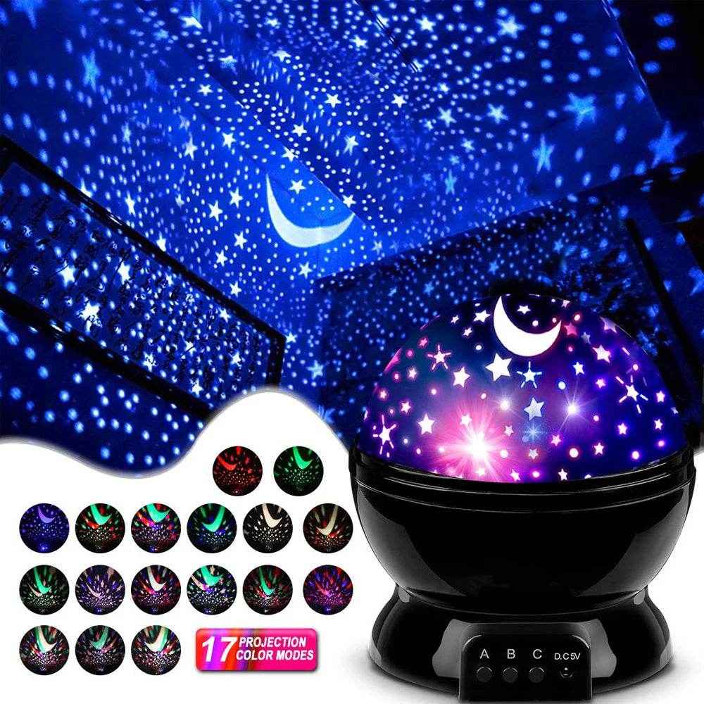 🌙 Enchanting Star & Moon Projector – A Magical Bedtime for Little Dreamers - ThiGui