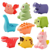 🐳 Squeeze, Splash & Smile – Adorable Rubber Bath Toys for Baby’s Tub Time! 🛁🦀 - ThiGui