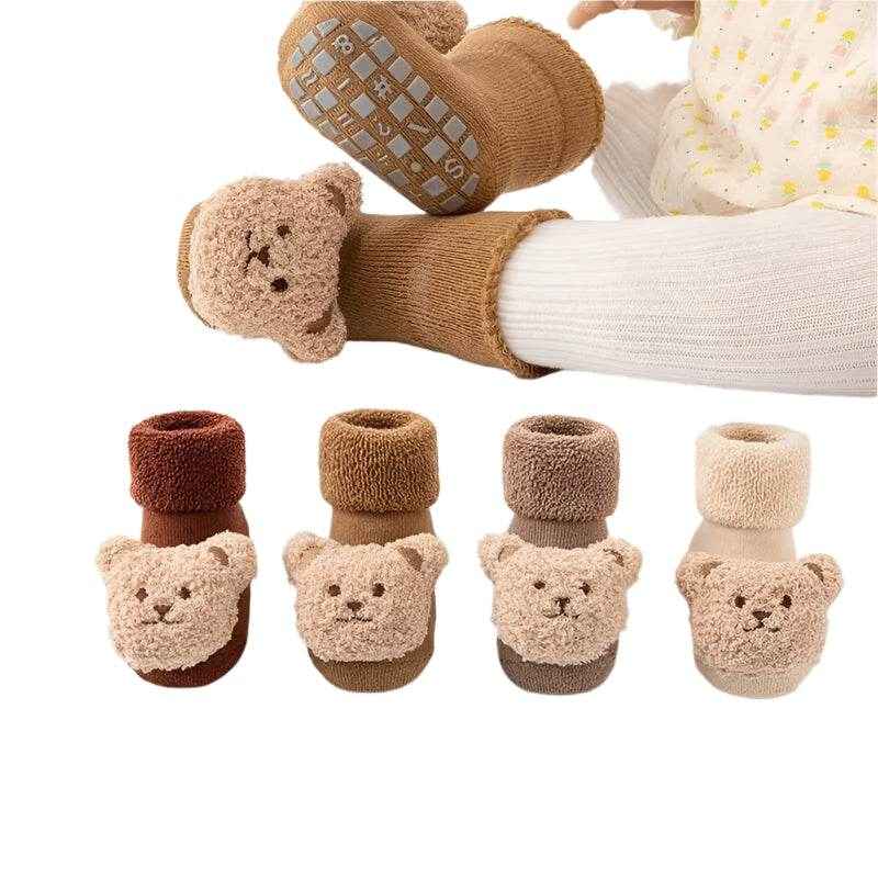 🧦Snuggly Little Steps – Cosy Non-Slip Winter Shoes for Tiny Explorers (0–2 Years) - ThiGui