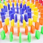 🚂 Domino Train Builder – 100-Piece Colourful Domino Set for Creative Play! 🌈🧠 - ThiGui