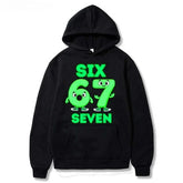Bruh 67 Six Seven Brainrot Hoodie 😎🔥 Cool & Cosy Kids Streetwear Sweatshirt - ThiGui