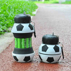 💧Foldable Sports Ball Water Bottle for Boys That’s Fun Practical and Perfect for School or Play - ThiGui