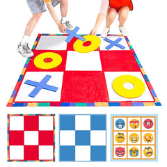 ❌⭕ Jumbo XO Chess Game – Active Outdoor Fun for Clever Kids & Team Play! 🧠🎉 - ThiGui