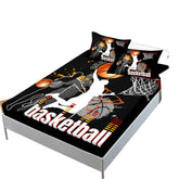 🏀 Game On! Slam Dunk Bedding Set for Young Basketball Stars - ThiGui