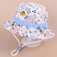 🧢 Cool & Covered! Lightweight Panama Bucket Hat for Babies & Toddlers ☀️🌿 - ThiGui