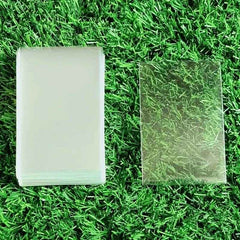 🛡️ Keep Those Precious Cards Safe: 100pcs Transparent Durable Card Sleeves for Boys Who Love Their Collections - ThiGui
