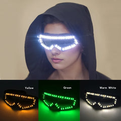 🌟 Cyberpunk LED Glasses – Light Up Your Boy’s Imagination! 🚀🕶️ - ThiGui