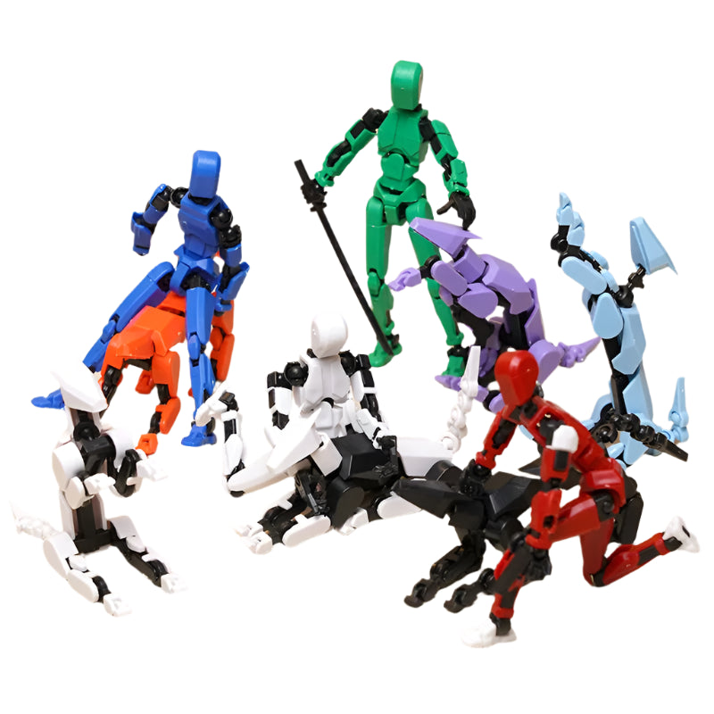 🦸♂️ Light-Up Titan Warriors! T13 Action Figures 🔦 | Pose, Play & Battle with Glowing Heroes - ThiGui