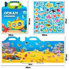 🎨Reusable Animal Scene Sticker Book – Endless Imaginative Fun! 📚✨ - ThiGui