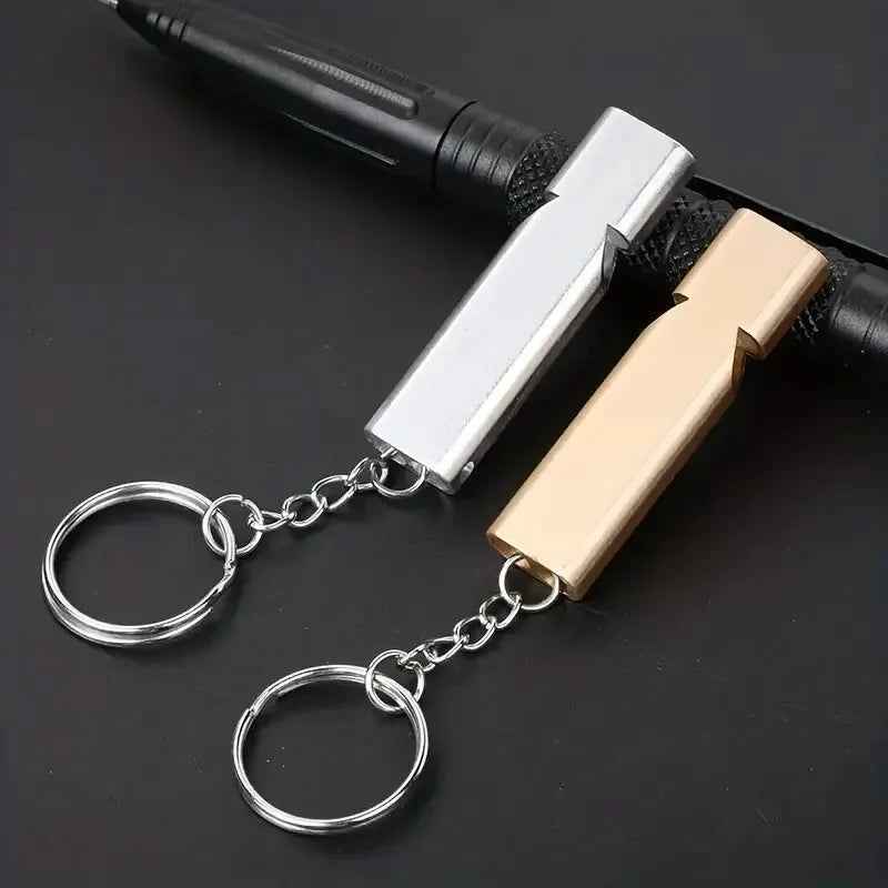 🛡️Flat Dual-Tone Safety Whistle – Compact & Loud for Outdoor Adventures with Your Little Explorer - ThiGui