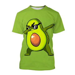 🌞🥑 Avocado Fun in 3D! The Summer Tee Every Boy Will Love 👕 - ThiGui
