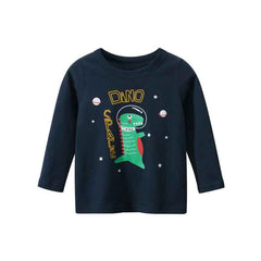 🦖Roarsome Dino Tees – Long Sleeve Fun for Little Explorers! - ThiGui