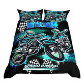 🏁Ready, Set, Sleep! Epic Dirt Bike Bedding for Young Racers 🏍️ - ThiGui