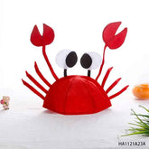 🦀 Animal Dress-Up Hats – Silly, Snuggly & Perfect for Party Play! 🐸🎭 - ThiGui