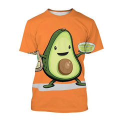 🌞🥑 Avocado Fun in 3D! The Summer Tee Every Boy Will Love 👕 - ThiGui