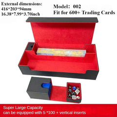 📚Deluxe Card Keeper: PU Leather Storage Box with Magnetic Lid for Trading Cards - ThiGui