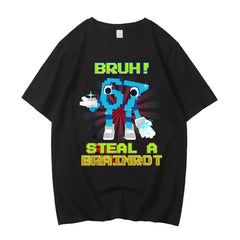 67 Six Seven Brainrot Gamer Tee 🎮🔥 High Quality Cotton Boys T-Shirt - ThiGui