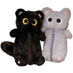 🐾 Purr-fectly Adorable Siamese Cat Pencil Case – Soft, Snuggly & Super Handy! ✨📚 - ThiGui