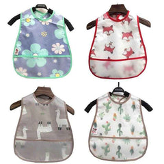 🍼Super Cute Waterproof Cartoon Bibs – Mealtime Magic for Messy Little Explorers! - ThiGui